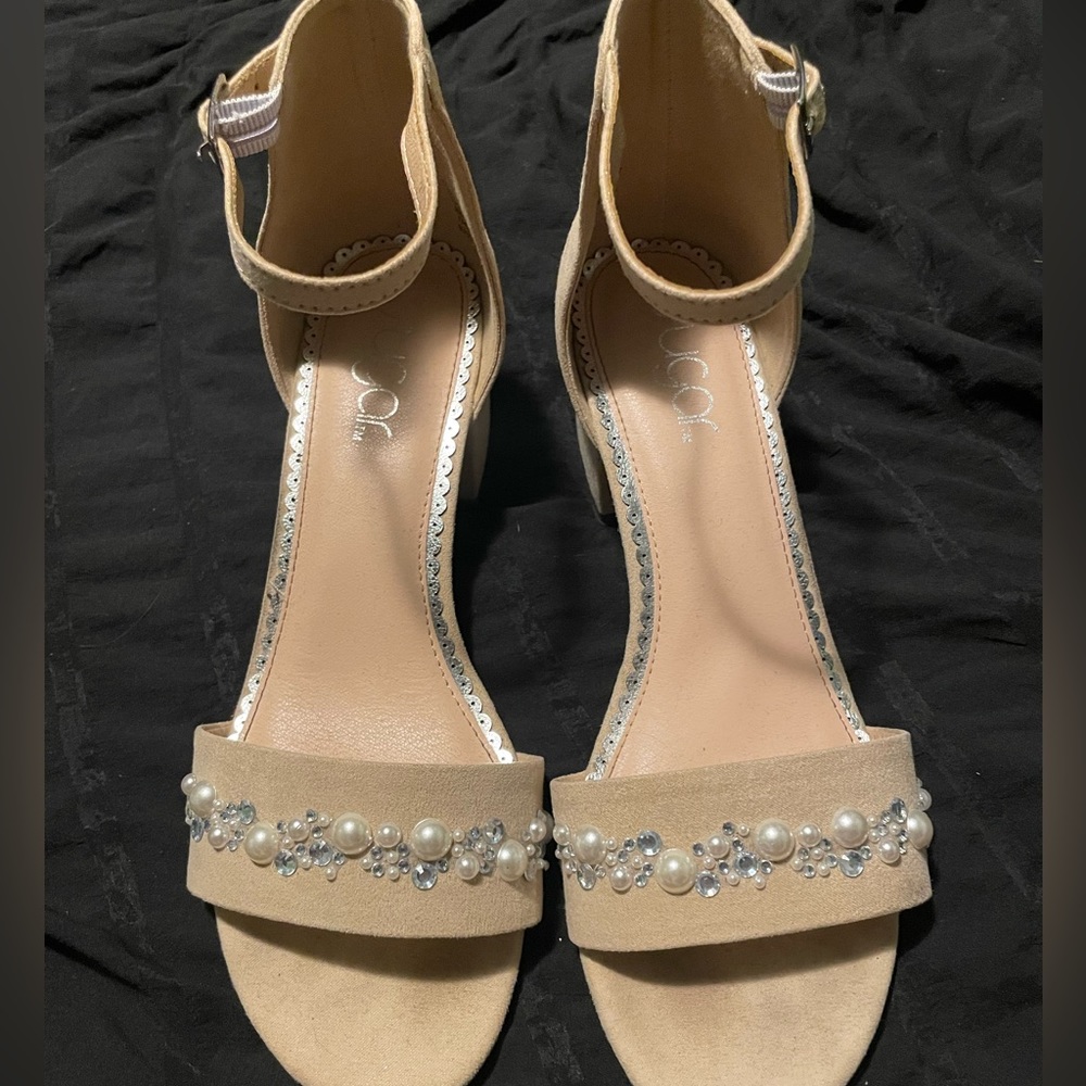 Cream heels